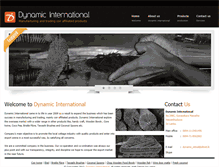 Tablet Screenshot of dynamicinternational.lk